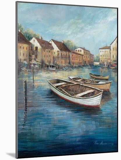 Tranquil Harbor I-Ruane Manning-Mounted Art Print