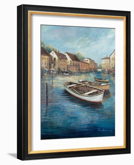 Tranquil Harbor I-Ruane Manning-Framed Art Print