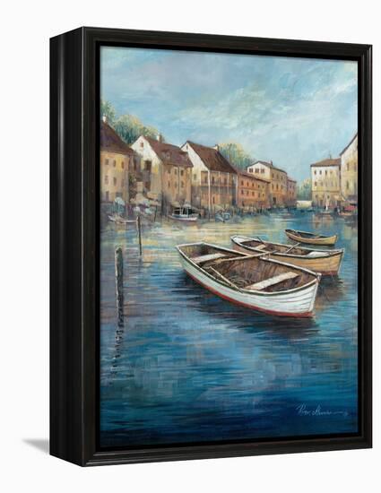 Tranquil Harbor I-Ruane Manning-Framed Stretched Canvas