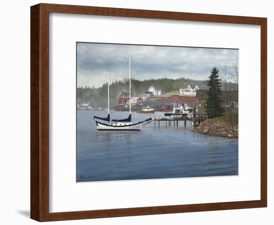 Tranquil Harbor-David Knowlton-Framed Giclee Print
