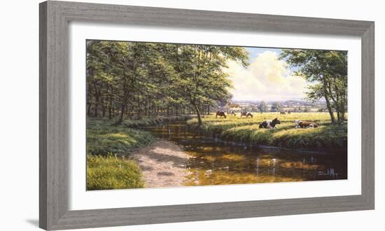 Tranquil Pasture-David Morgan-Framed Giclee Print
