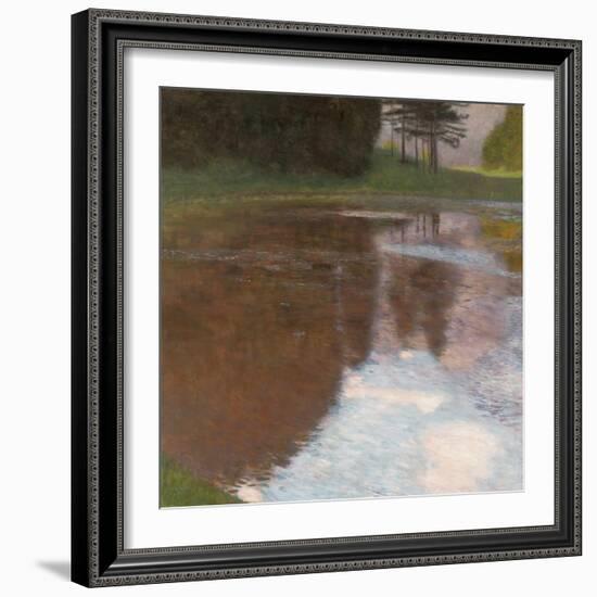 Tranquil Pond, 1899-Gustav Klimt-Framed Giclee Print