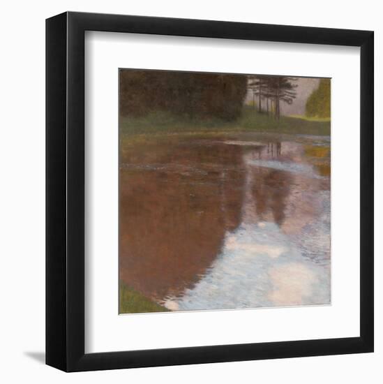 Tranquil Pond-Gustav Klimt-Framed Art Print