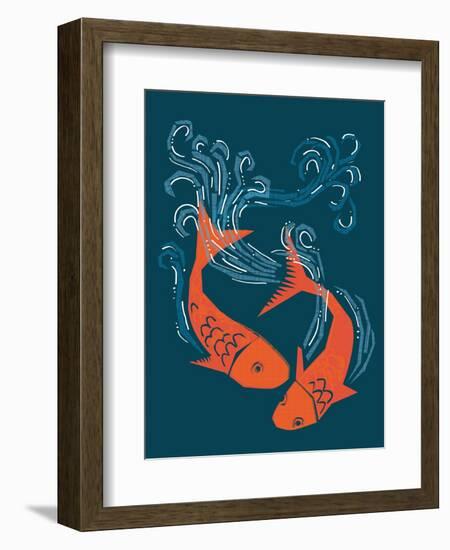 Tranquil Pond-null-Framed Giclee Print