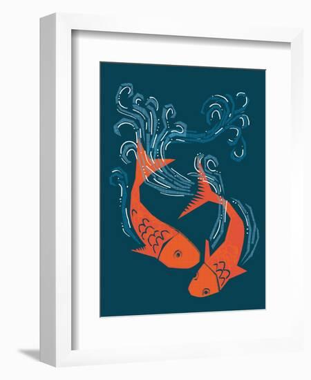 Tranquil Pond-null-Framed Giclee Print