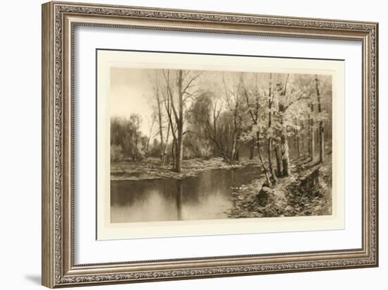 Tranquil Riverscape I-Julian Rix-Framed Art Print