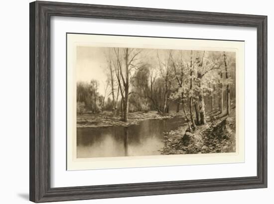 Tranquil Riverscape I-Julian Rix-Framed Art Print