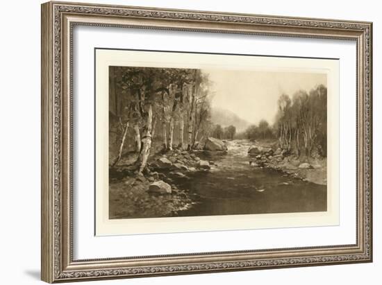 Tranquil Riverscape III-Julian Rix-Framed Art Print