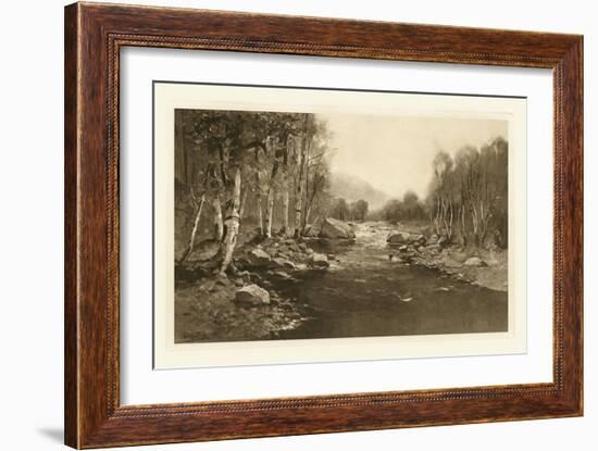 Tranquil Riverscape III-Julian Rix-Framed Art Print