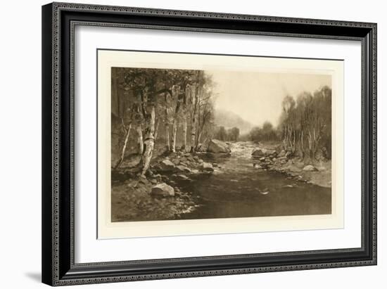 Tranquil Riverscape III-Julian Rix-Framed Art Print