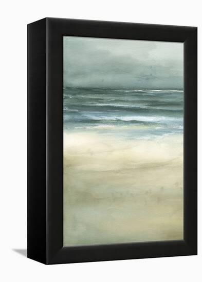 Tranquil Sea I-Jennifer Goldberger-Framed Stretched Canvas