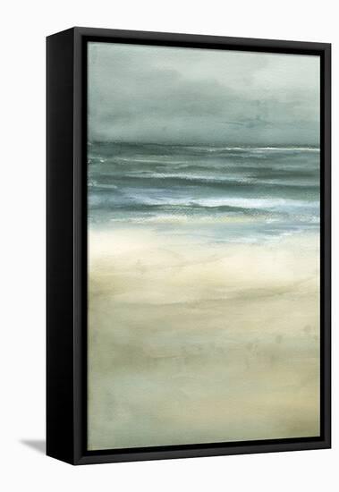 Tranquil Sea I-Jennifer Goldberger-Framed Stretched Canvas