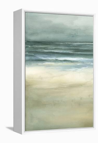 Tranquil Sea I-Jennifer Goldberger-Framed Stretched Canvas