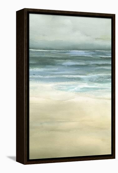 Tranquil Sea II-Jennifer Goldberger-Framed Stretched Canvas