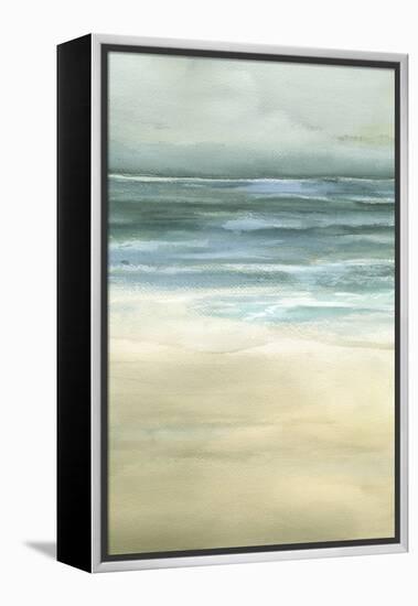 Tranquil Sea II-Jennifer Goldberger-Framed Stretched Canvas