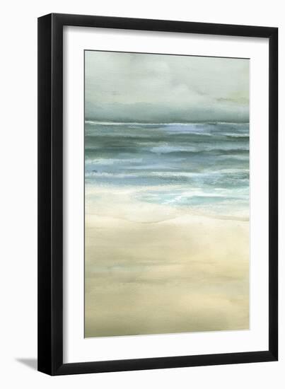 Tranquil Sea II-Jennifer Goldberger-Framed Premium Giclee Print