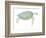 Tranquil Sea Turtle I-Megan Meagher-Framed Premium Giclee Print