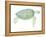 Tranquil Sea Turtle I-Megan Meagher-Framed Stretched Canvas