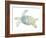 Tranquil Sea Turtle II-Megan Meagher-Framed Art Print