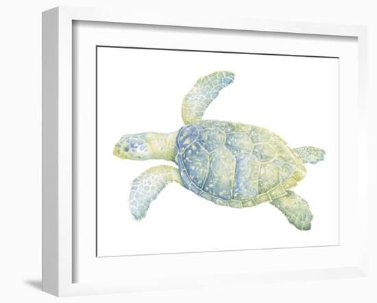 Tranquil Sea Turtle II-Megan Meagher-Framed Art Print