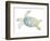 Tranquil Sea Turtle II-Megan Meagher-Framed Premium Giclee Print