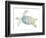 Tranquil Sea Turtle II-Megan Meagher-Framed Premium Giclee Print