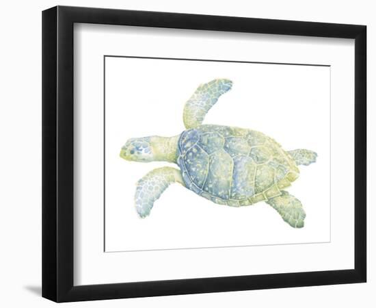 Tranquil Sea Turtle II-Megan Meagher-Framed Art Print