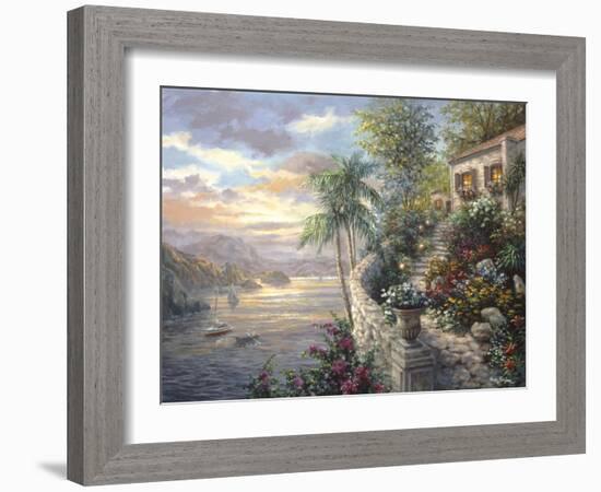 Tranquil Sea-Nicky Boehme-Framed Giclee Print