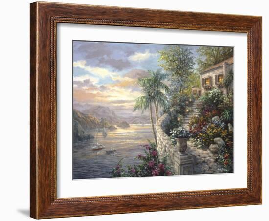 Tranquil Sea-Nicky Boehme-Framed Giclee Print