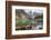 Tranquil setting of rowing boats on Moraine Lake, Banff National Park, UNESCO World Heritage Site, -Frank Fell-Framed Photographic Print