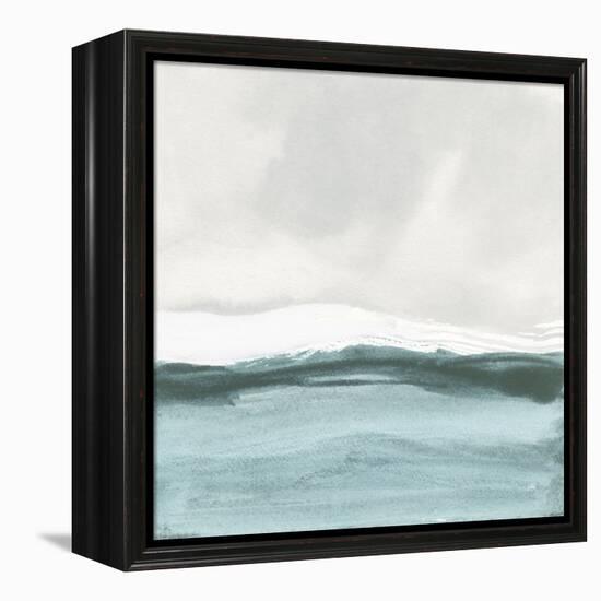 Tranquil Silver Sea II-Chris Paschke-Framed Stretched Canvas