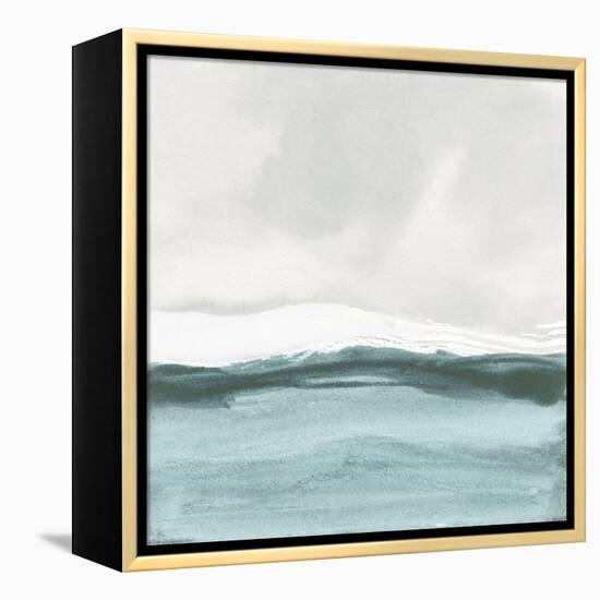 Tranquil Silver Sea II-Chris Paschke-Framed Stretched Canvas