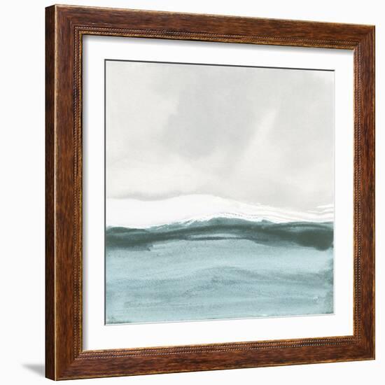 Tranquil Silver Sea II-Chris Paschke-Framed Premium Giclee Print