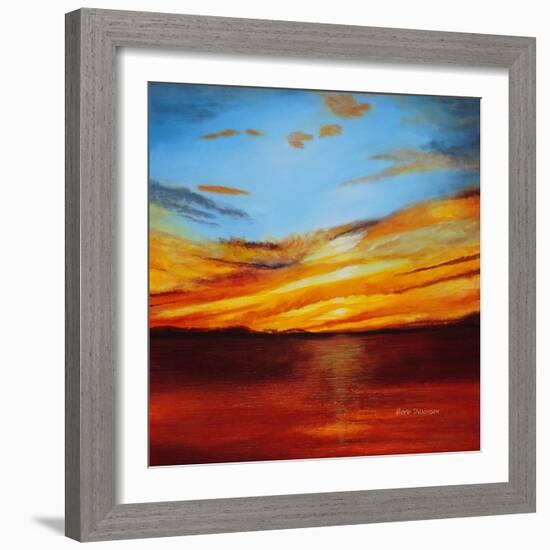 Tranquil Sunset-Herb Dickinson-Framed Photographic Print