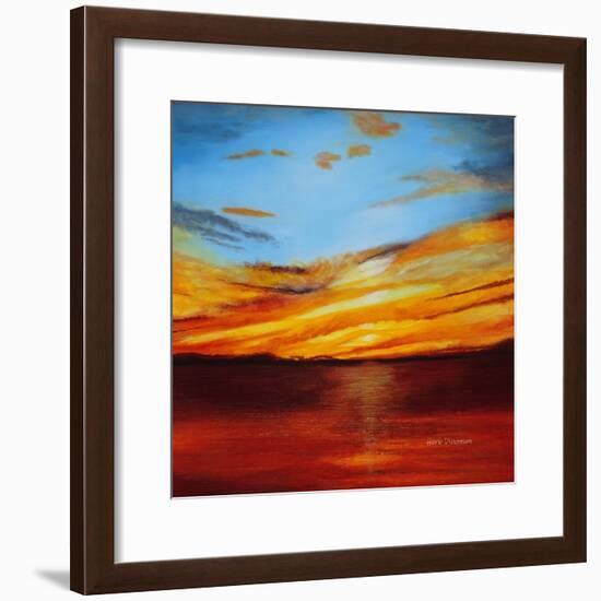 Tranquil Sunset-Herb Dickinson-Framed Photographic Print