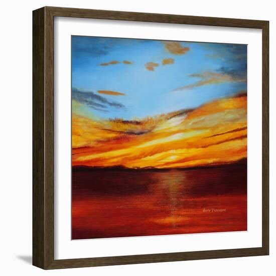 Tranquil Sunset-Herb Dickinson-Framed Photographic Print