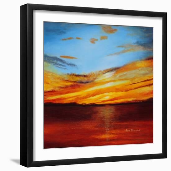 Tranquil Sunset-Herb Dickinson-Framed Photographic Print