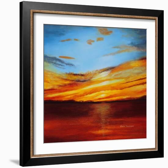 Tranquil Sunset-Herb Dickinson-Framed Photographic Print