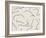 Tranquil Swirling Lines Art-Elena Ristova-Framed Giclee Print