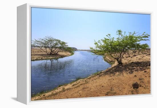 Tranquil Waters of Khor Rori (Rouri), Oman-Eleanor Scriven-Framed Premier Image Canvas