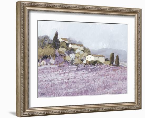 Tranquil Wild Lavender, Provence-Hazel Barker-Framed Giclee Print