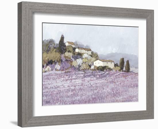 Tranquil Wild Lavender, Provence-Hazel Barker-Framed Giclee Print