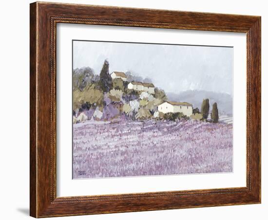 Tranquil Wild Lavender, Provence-Hazel Barker-Framed Giclee Print