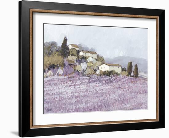 Tranquil Wild Lavender, Provence-Hazel Barker-Framed Giclee Print