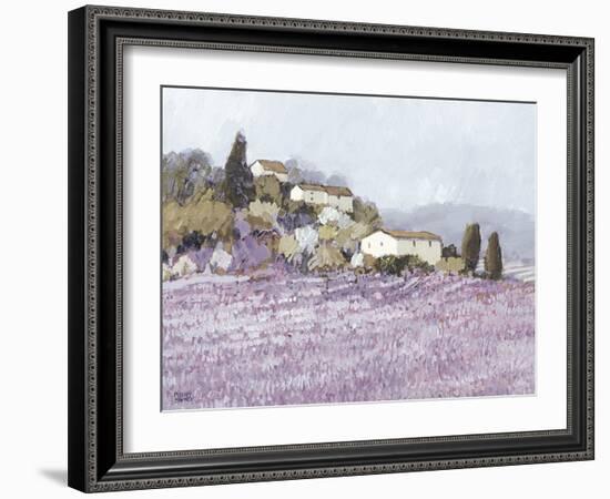 Tranquil Wild Lavender, Provence-Hazel Barker-Framed Giclee Print