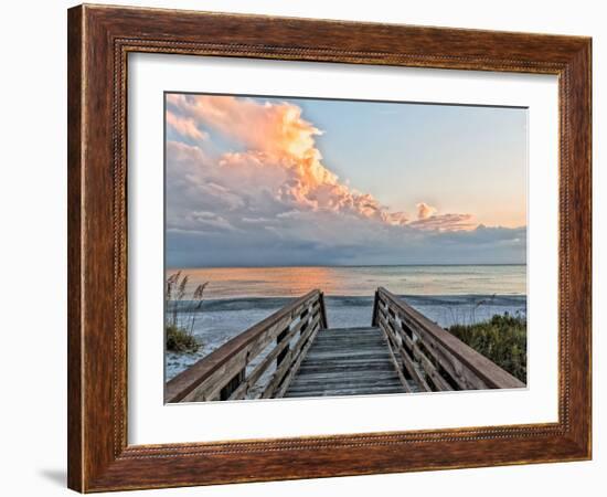 Tranquility Walk-Mary Lou Johnson-Framed Art Print