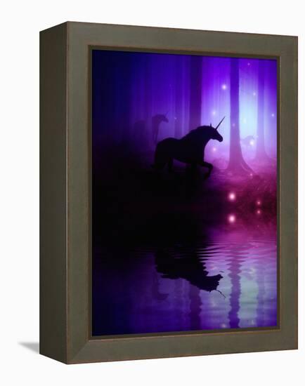 Tranquility-Julie Fain-Framed Stretched Canvas