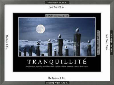 Tranquillite Citation Et Affiche D Inspiration Et Motivation Photographic Print Art Com
