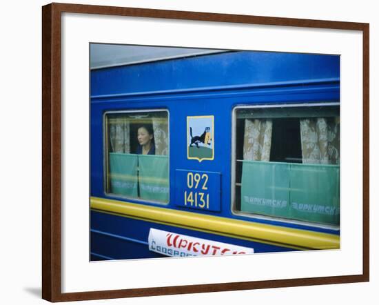 Trans-Siberian Express, Siberia, Russia-Bruno Morandi-Framed Photographic Print