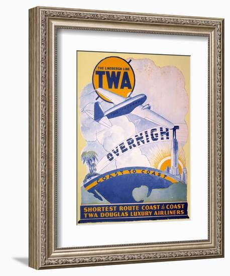 Trans-World Airlines 1934-null-Framed Giclee Print